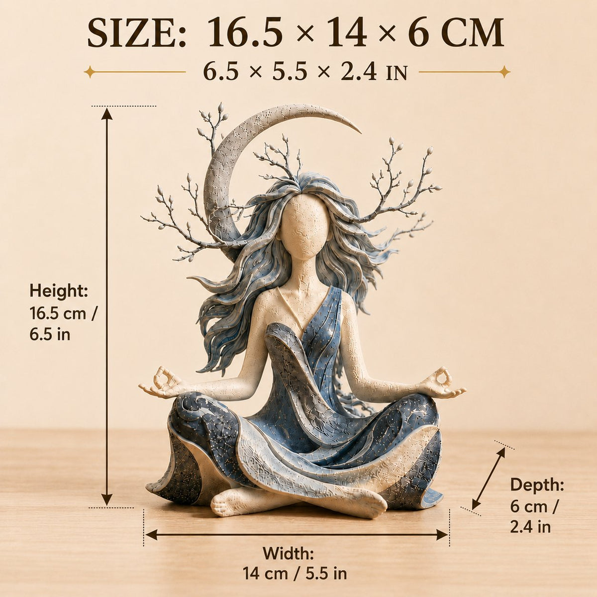đ§Serenity Growth | Inner Harmony Sculptural Figurine đ