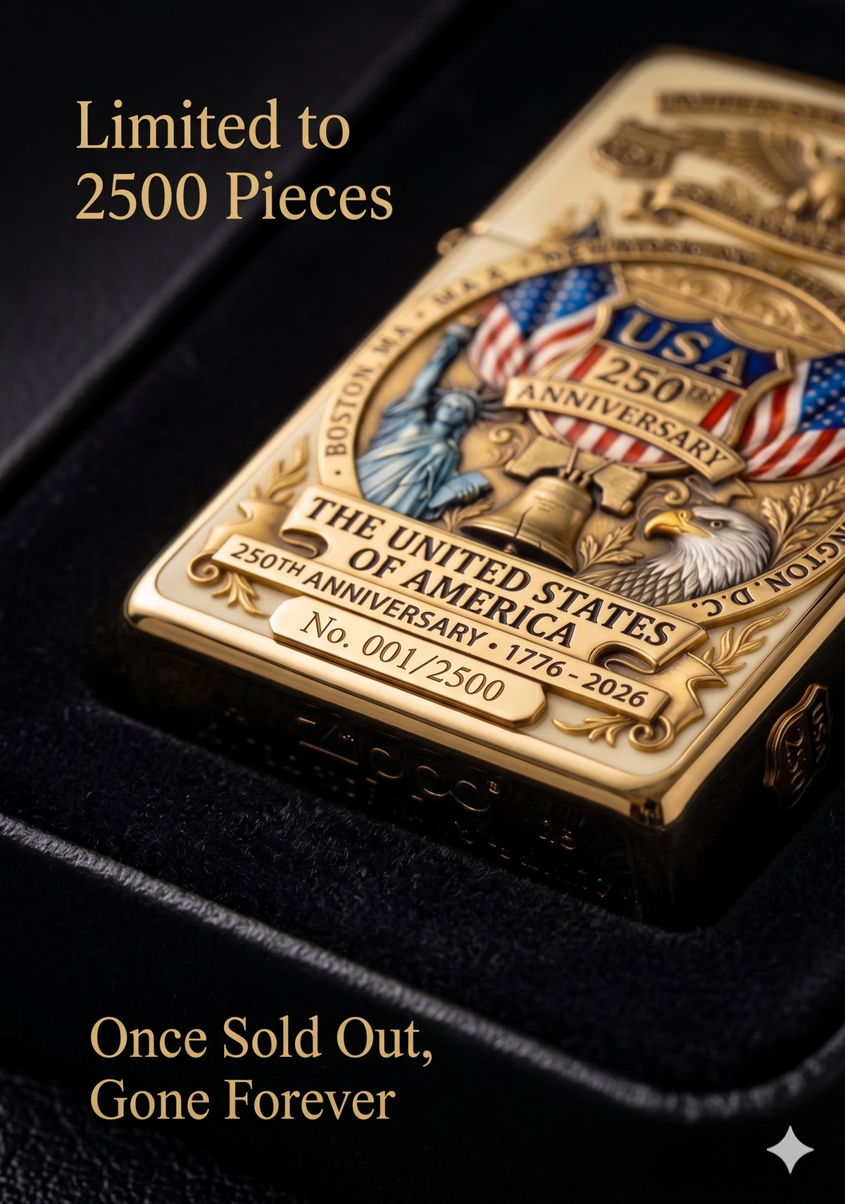 đUSA 250th Anniversary LighterïŒBUY 3 FREE SHIPPING)