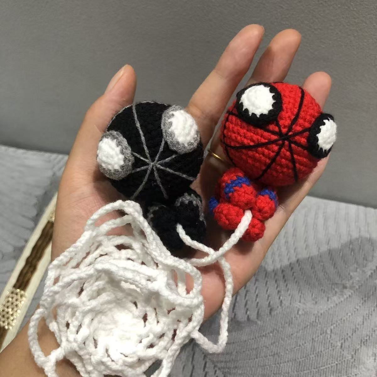 đˇđ¸Handmade Crochet Superhero Car Hanging Ornament