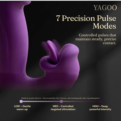 💥LAST DAY 70% OFF 💋 2026 Upgraded Yagoo™ 4-in-1 Flapping & Licking Vibrator