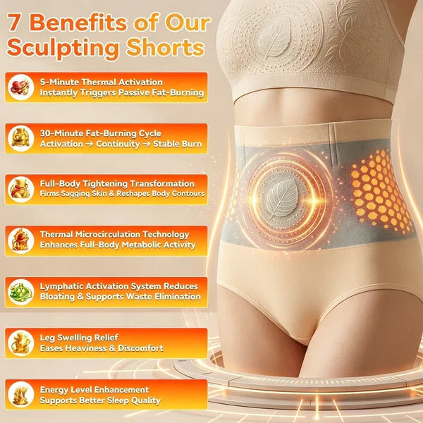 💥NEW for 2026- 4-in-1 Fat Burning Shorts – 50% Off + FREE Pair Today!