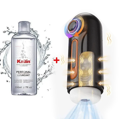 💥LAST DAY 60% OFF:[Confidential delivery]10 Thrusting 10 Vibrating 3 Sucking Heating Male Masturbator