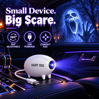 👿 Halloween Window Projector — Spooky Films, USB Powered Holiday Decor