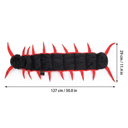 😼🕷Halloween Cat Centipede Costume, Funny Pet Role Play Outfit with Adjustable Shoulder Straps