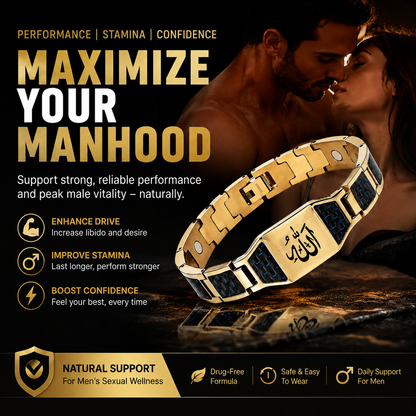 ✨🔥Men’s Strength & Vitality Bracelet💯🎂Upgrade Your Energy, Style, and Confidence