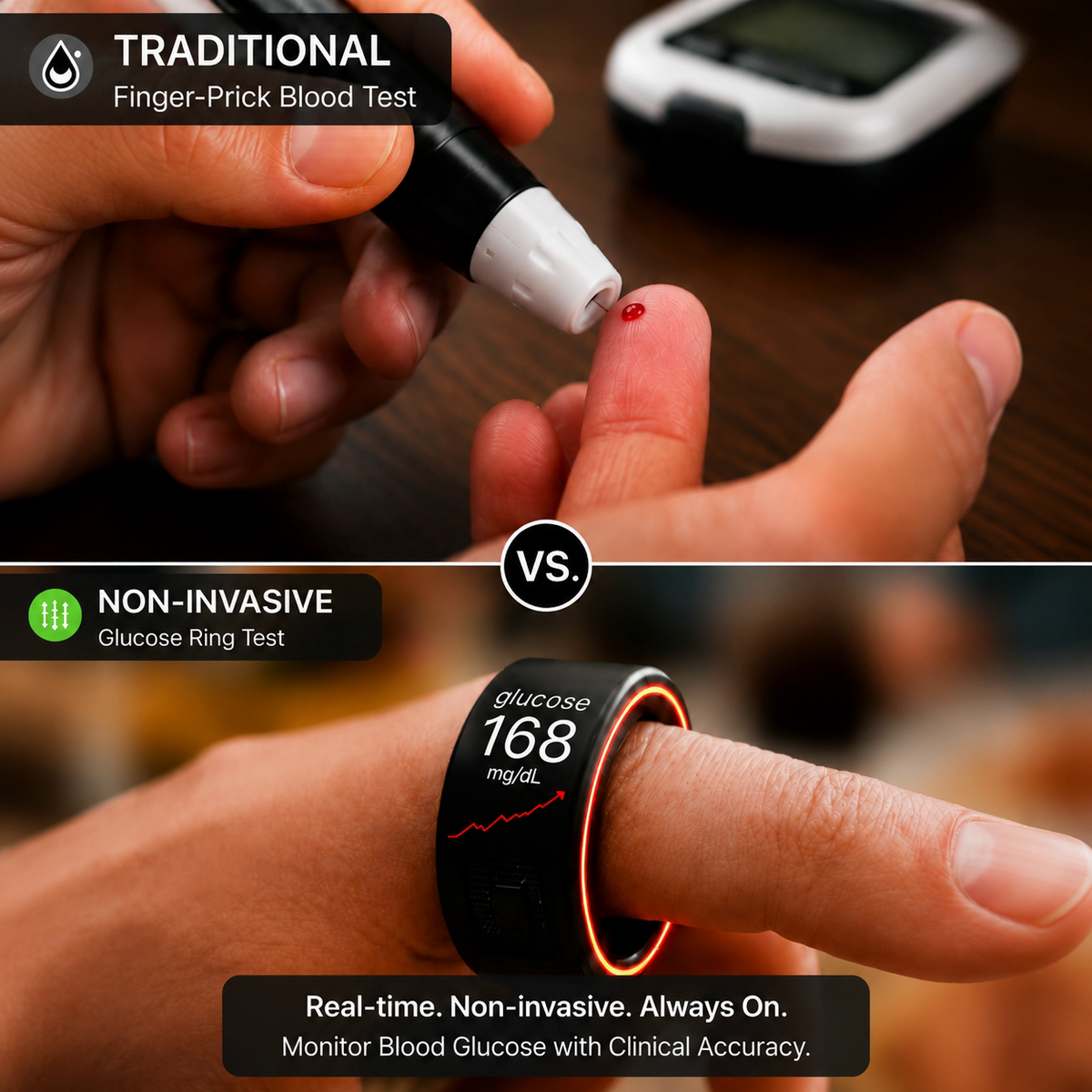 🎉 80% OFF Launch Offer🔥G1 Non-Invasive Smart Ring