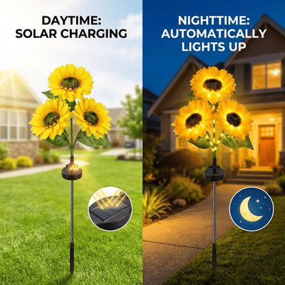 🌞Solar LED Sunflower Garden Lights