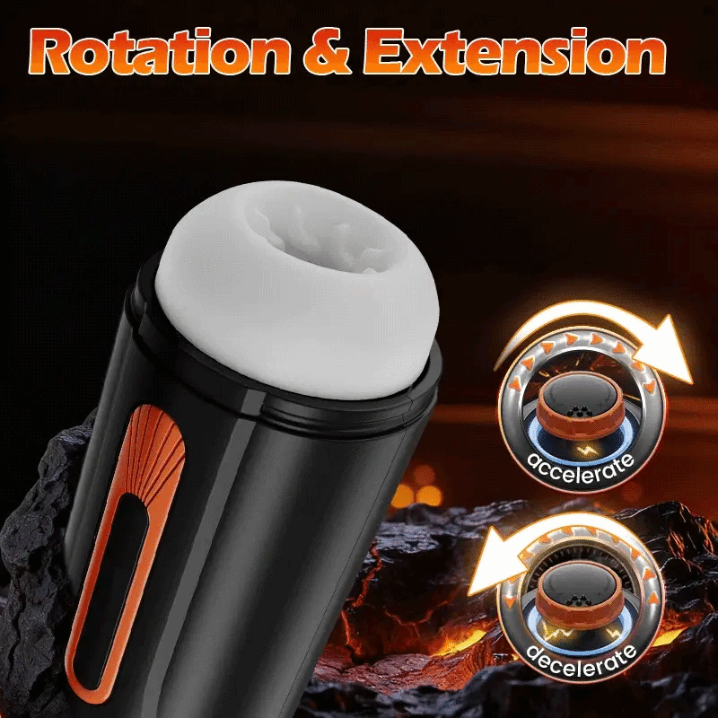 💥LAST DAY 60% OFF:[Confidential delivery]10 Thrusting 10 Vibrating 3 Sucking Heating Male Masturbator