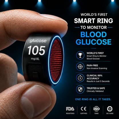 🎉 80% OFF Launch Offer🔥G1 Non-Invasive Smart Ring