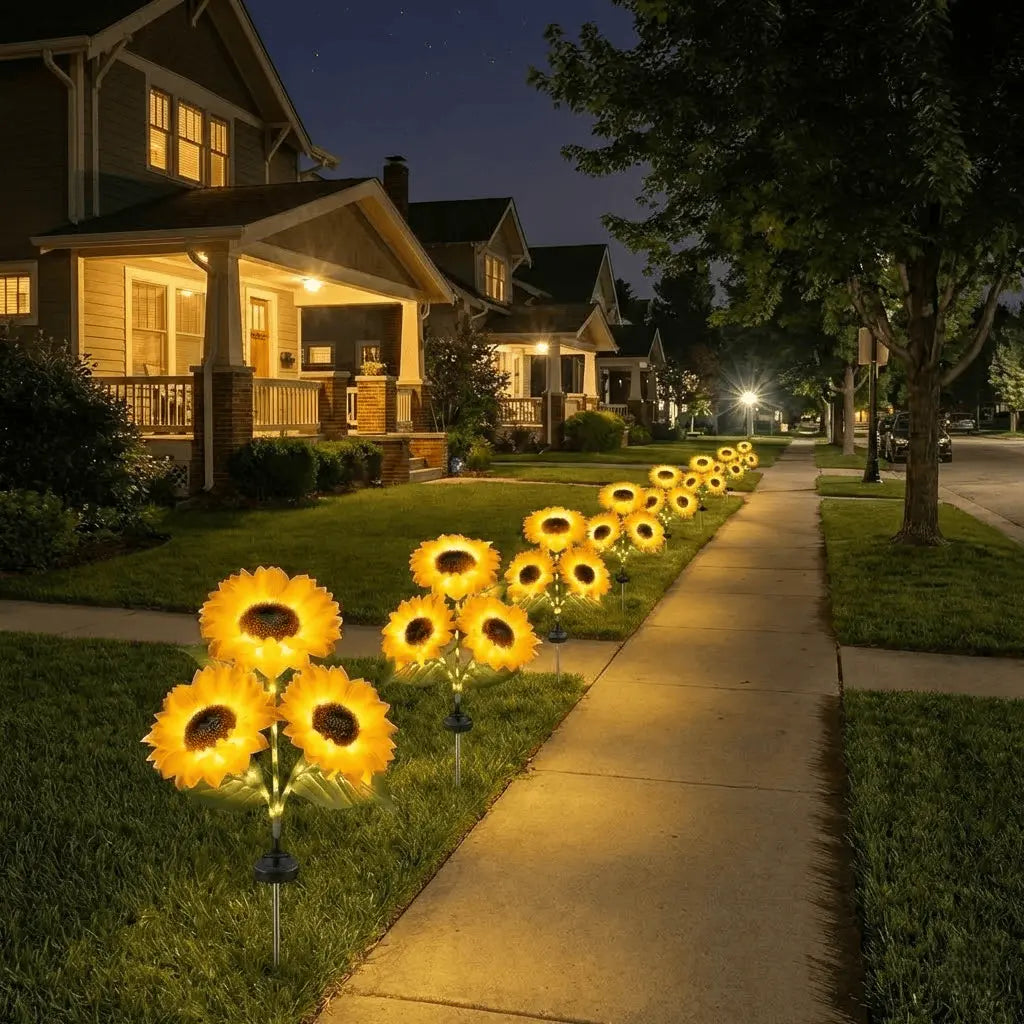 🌞Solar LED Sunflower Garden Lights
