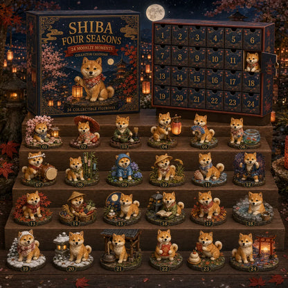 ⏰Limited Stock 49% OFF🔥🎄CHRISTMAS KICKOFF 40% OFF – 2026 Advent Calendar Blind Box Collection | Christmas Gifts for Parisian Poodle, Moonlit Shiba, Golden Noël & Royal Corgi Lovers