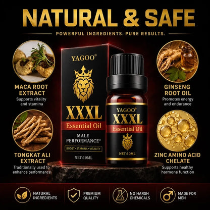 ❤️Limited stock | Save 50% Today|  Yagoo® XXXL Essential Oil