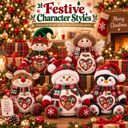 🎅Refillable Christmas Figure Treat Holder