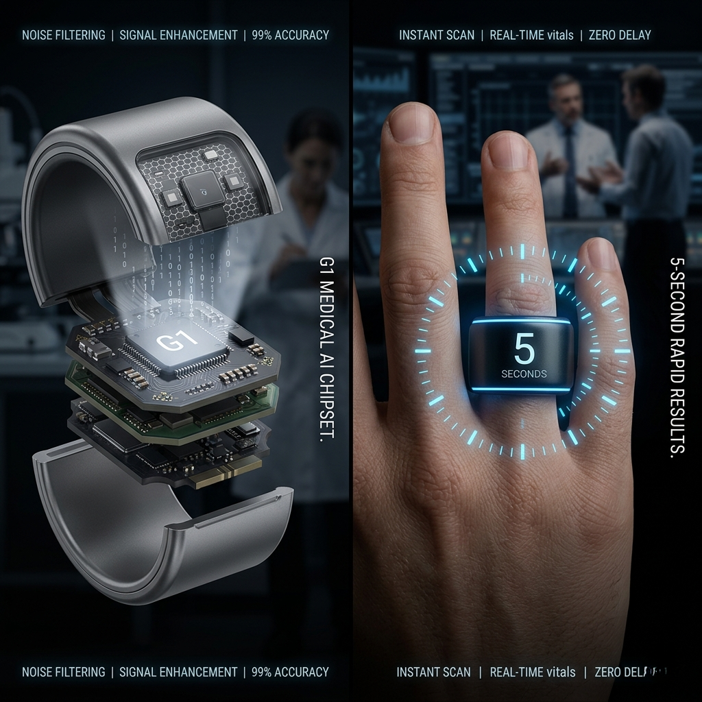 🎉 80% OFF Launch Offer🔥G1 Non-Invasive Smart Ring