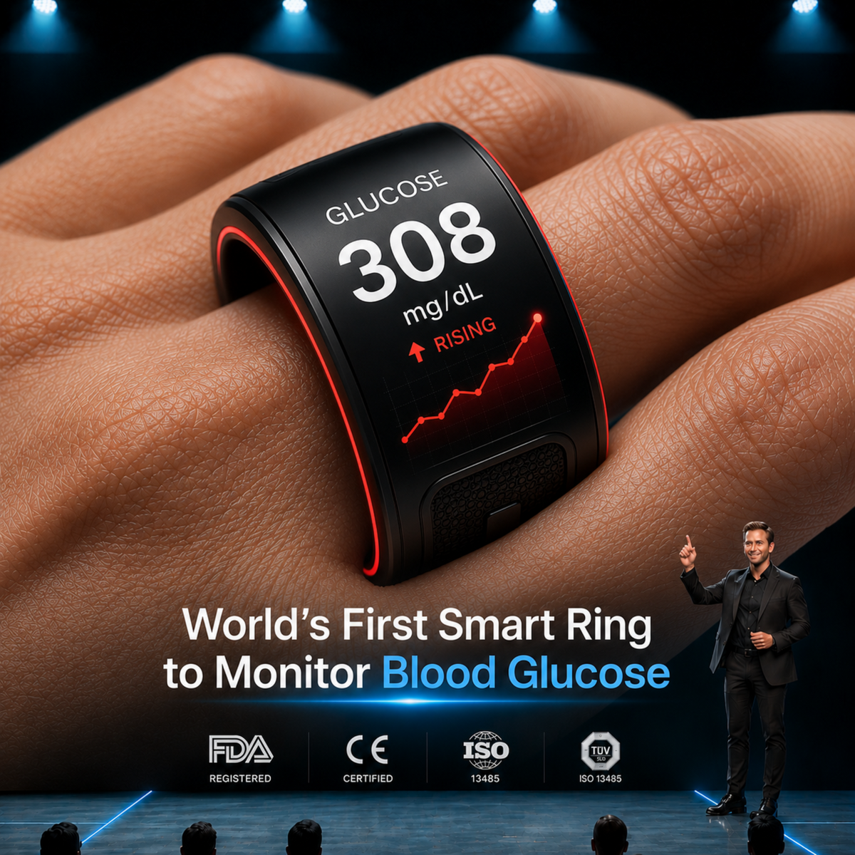 🎉 80% OFF Launch Offer🔥G1 Non-Invasive Smart Ring
