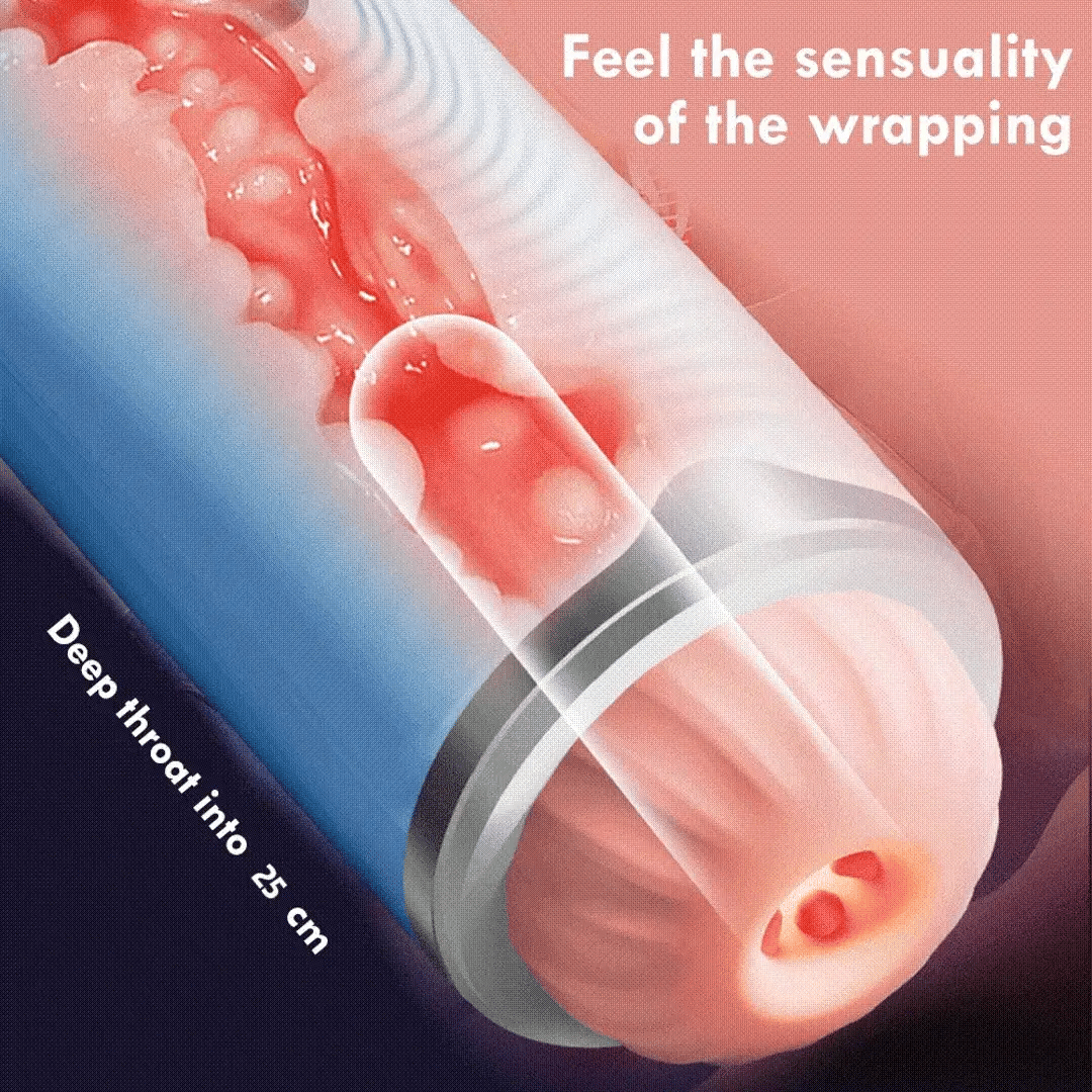 💥LAST DAY 60% OFF:[Confidential delivery] Smart Vibrating & Voice Interactive Male Messager❤️
