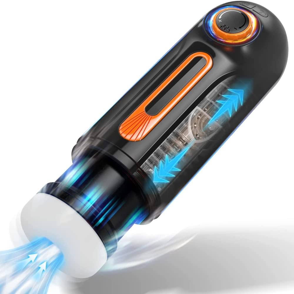 💥LAST DAY 60% OFF:[Confidential delivery]10 Thrusting 10 Vibrating 3 Sucking Heating Male Masturbator