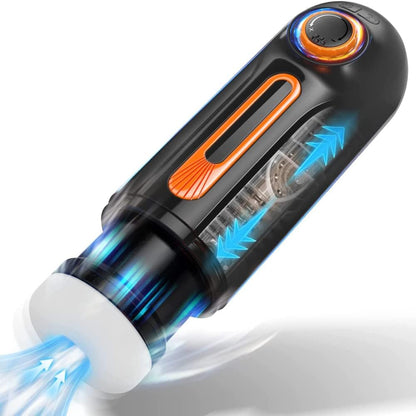 💥LAST DAY 60% OFF:[Confidential delivery]10 Thrusting 10 Vibrating 3 Sucking Heating Male Masturbator