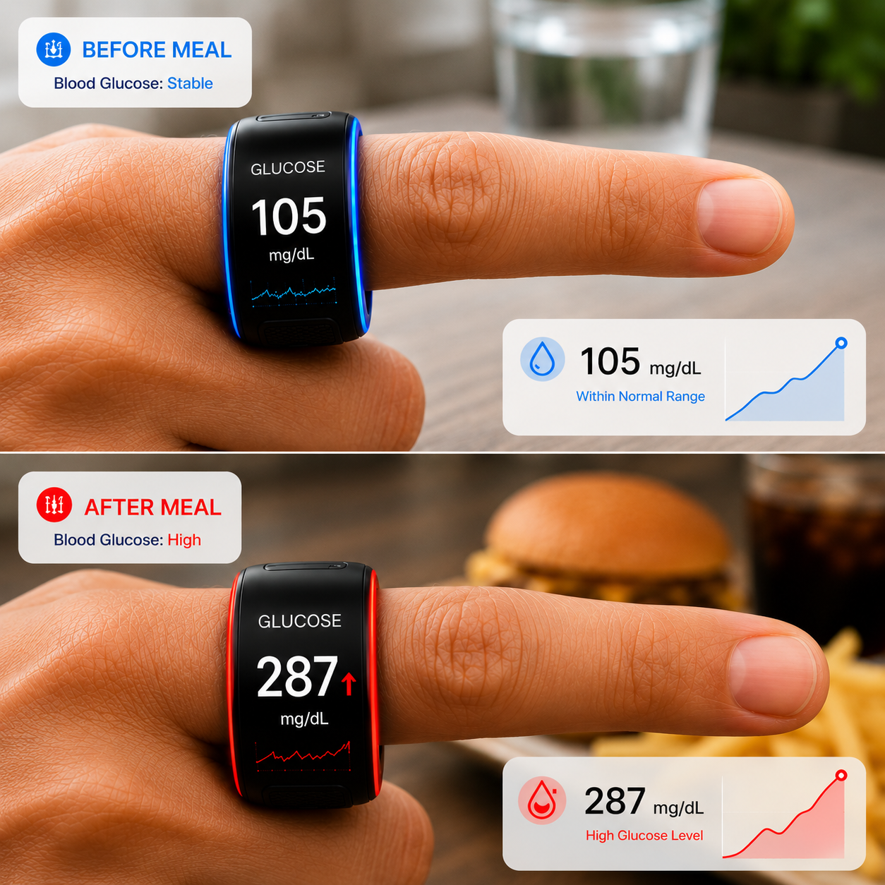 🎉 80% OFF Launch Offer🔥G1 Non-Invasive Smart Ring