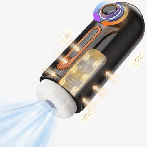 💥LAST DAY 60% OFF:[Confidential delivery]10 Thrusting 10 Vibrating 3 Sucking Heating Male Masturbator
