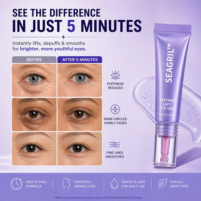 SEAGRIL | Final 3 Hours: 60%OFF🔥 Instant Lift Eye Gel for Puffiness, Bags & Dark Circles