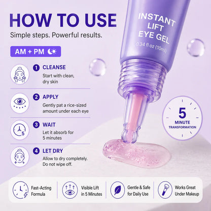 SEAGRIL | Final 3 Hours: 60%OFF🔥 Instant Lift Eye Gel for Puffiness, Bags & Dark Circles