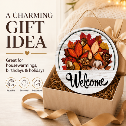 🔥LIMITED-TIME 50% OFF — 16 Pcs Interchangeable Welcome Sign for Front Door