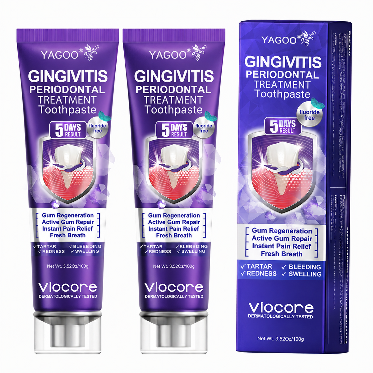 Yagoo® VioCore Bee Venom Gingivitis & Periodontitis Treatment Toothpaste