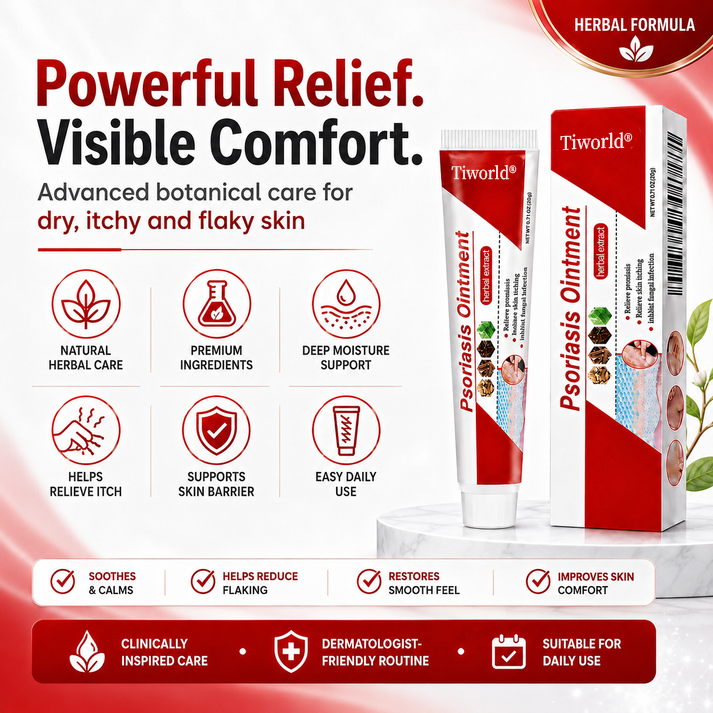Tiworld® Botanical Skin Relief Ointment for Dry, Itchy & Flaky Skin