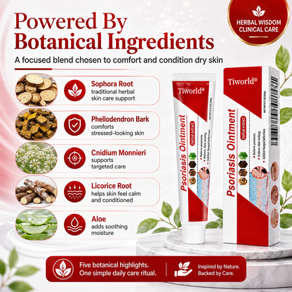Tiworld® Botanical Skin Relief Ointment for Dry, Itchy & Flaky Skin