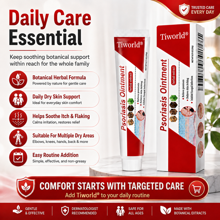 Tiworld® Botanical Skin Relief Ointment for Dry, Itchy & Flaky Skin
