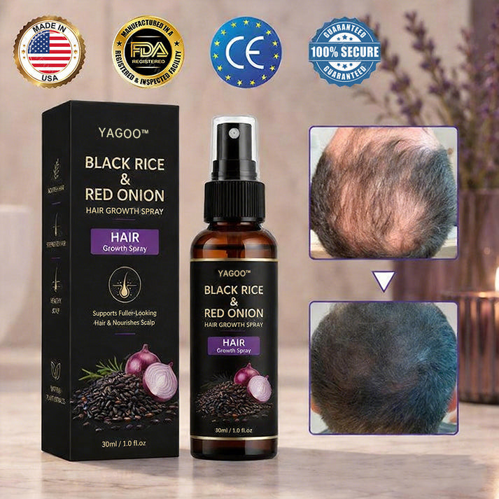 🔥Yagoo™ Black Rice & Red Onion Hair Growth Spray