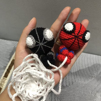 🕷🕸Handmade Crochet Superhero Car Hanging Ornament
