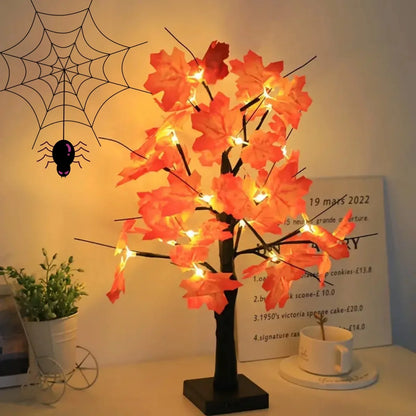 24 LED Black Birch Tree Lamp