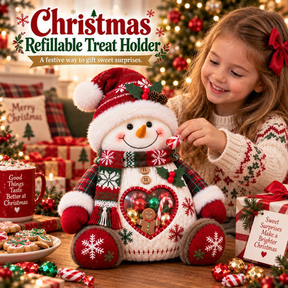 🎅Refillable Christmas Figure Treat Holder