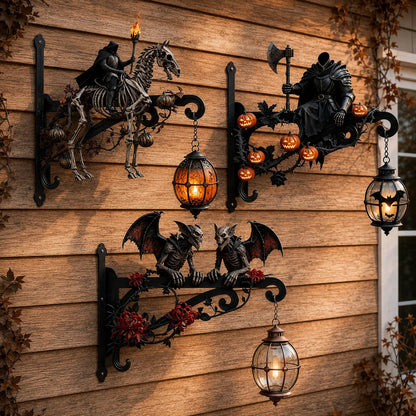 🔥HOT SALE🔥Halloween Decorative Wall Hook - Spooky Outdoor Metal Hanger For Porch & Garden Decor