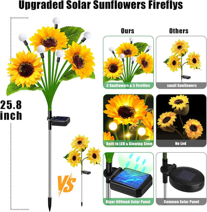 🌞Solar LED Sunflower Garden Lights