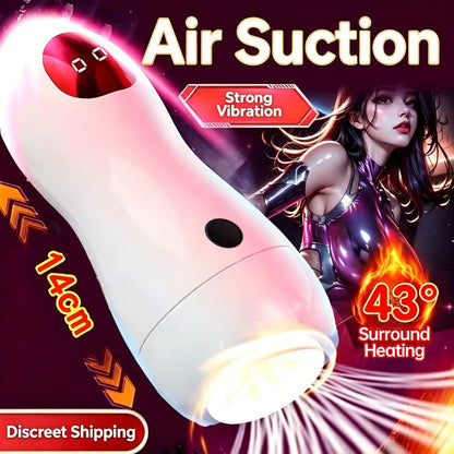 💥LAST DAY 60% OFF:[Confidential delivery] Smart Vibrating & Voice Interactive Male Messager❤️