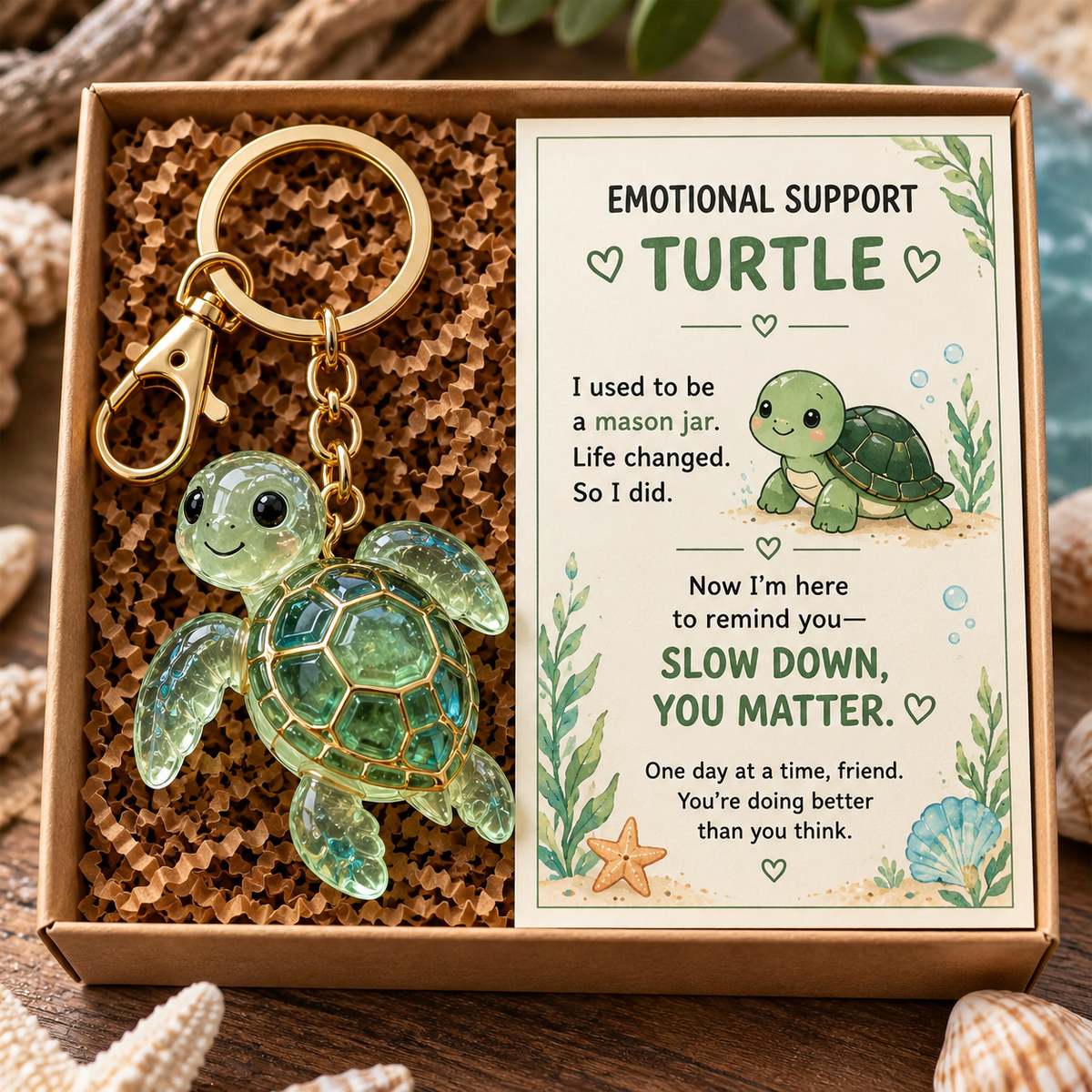 🔥LAST DAY 50% OFF-💛 Emotional Support Animal Keychain Gift