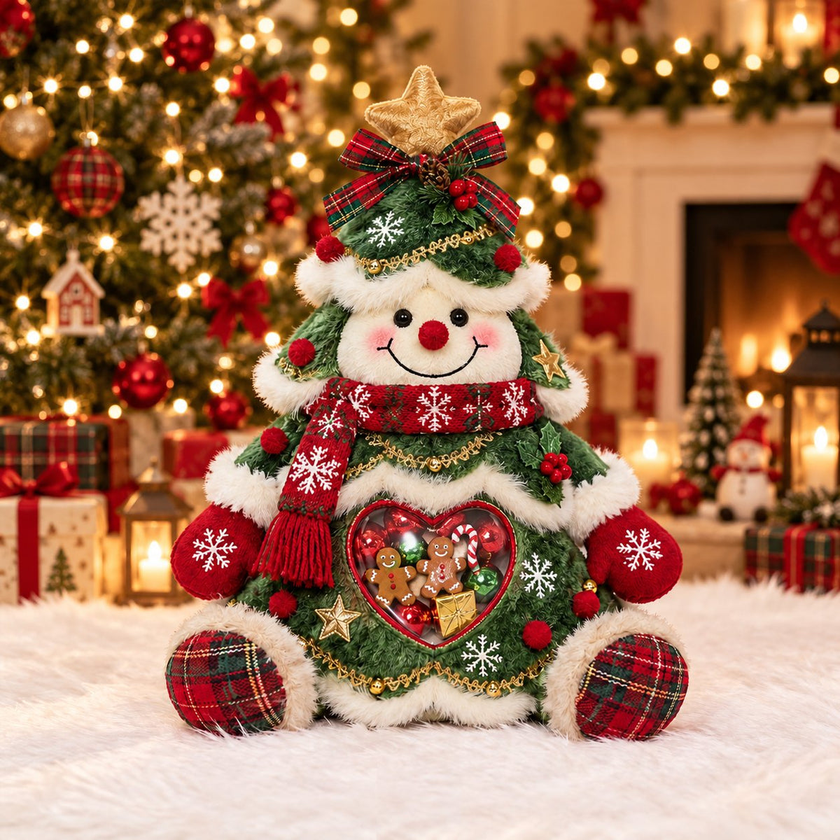 🎅Refillable Christmas Figure Treat Holder