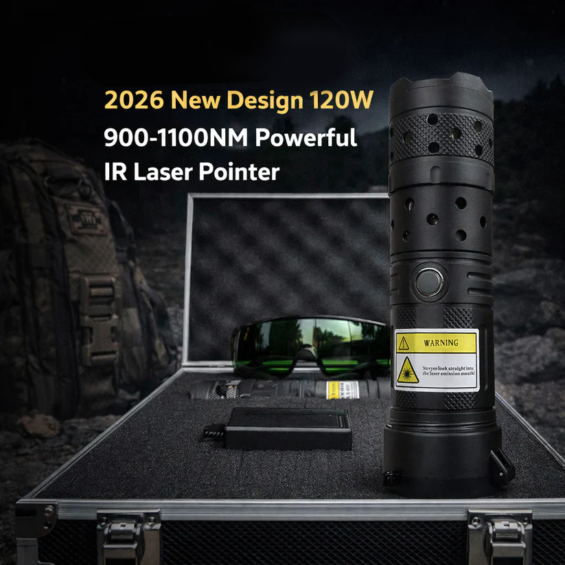 2026 New Design 120W 900-1100NM Powerful IR Laser Pointer ✦