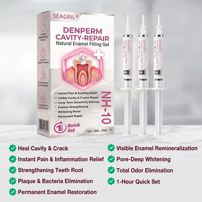 SEAGRIL® DenPerm Cavity-Repair Natural Enamel Filling Gel