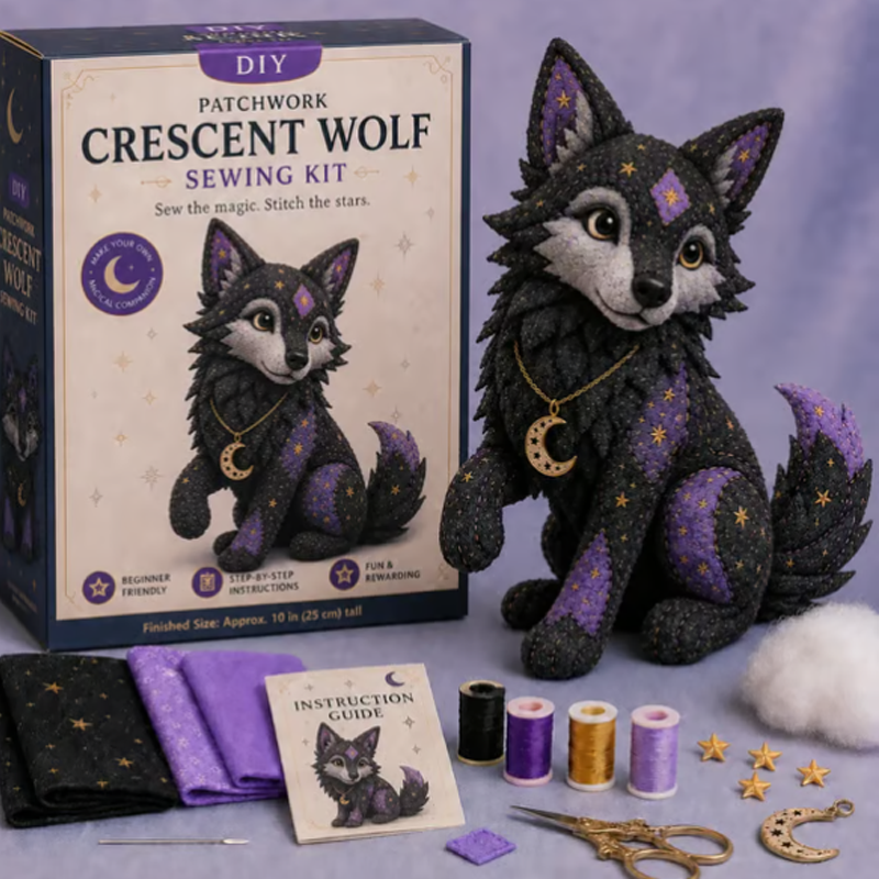 🔥2026 Hot Sale 50% OFF⚡50K+ SOLD! 🎁Beginner-Friendly Magical Animal Sewing Kit